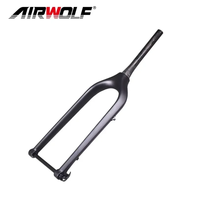 Airwolf T800 Bicycle MTB Bike Mountain Cycling Front Fork Carbon Fiber Fork Fit for Wheel 26er Thru Axle 15mmx150mm