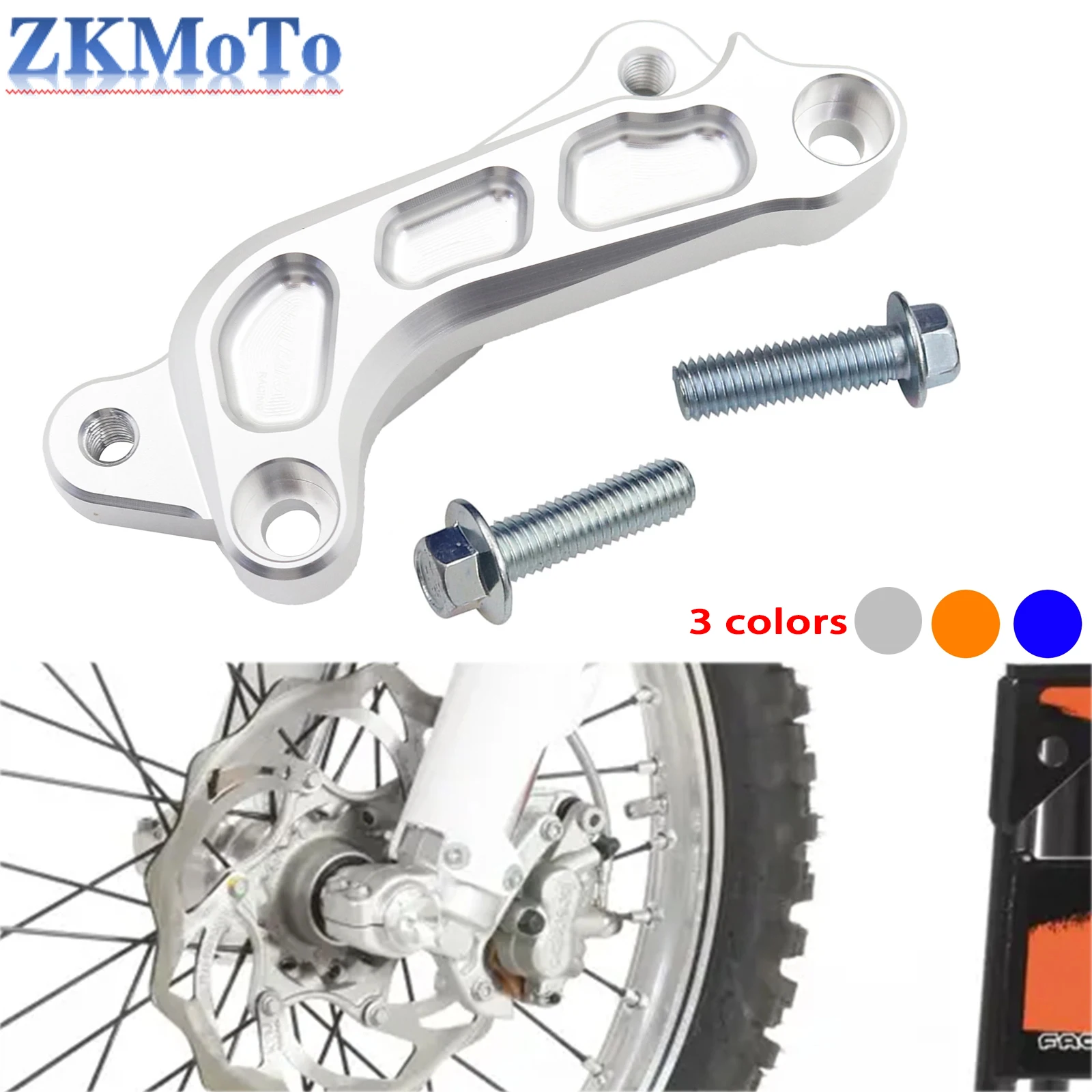 

320mm Disc Brake Caliper Mount Adapter Front and Rear Column Brackets for KTM XC XCF XCW SX SXF EXC EXCF TPI Six-day 1994-2023