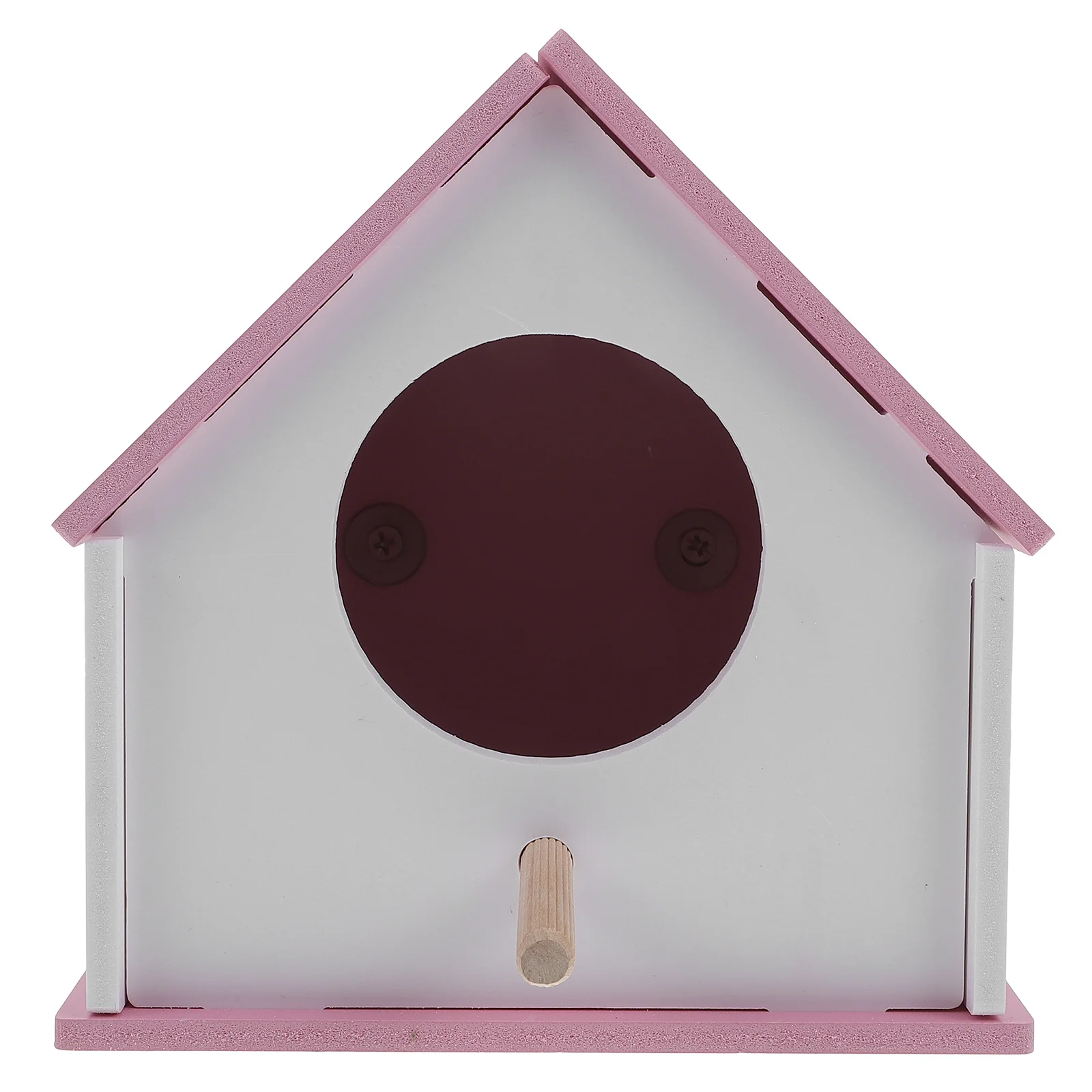 

Pet Bird Nest Parrot House Bird's Delicate Pvc Birdhouse Decor Outdoor Birds Accessories Cage Hanging