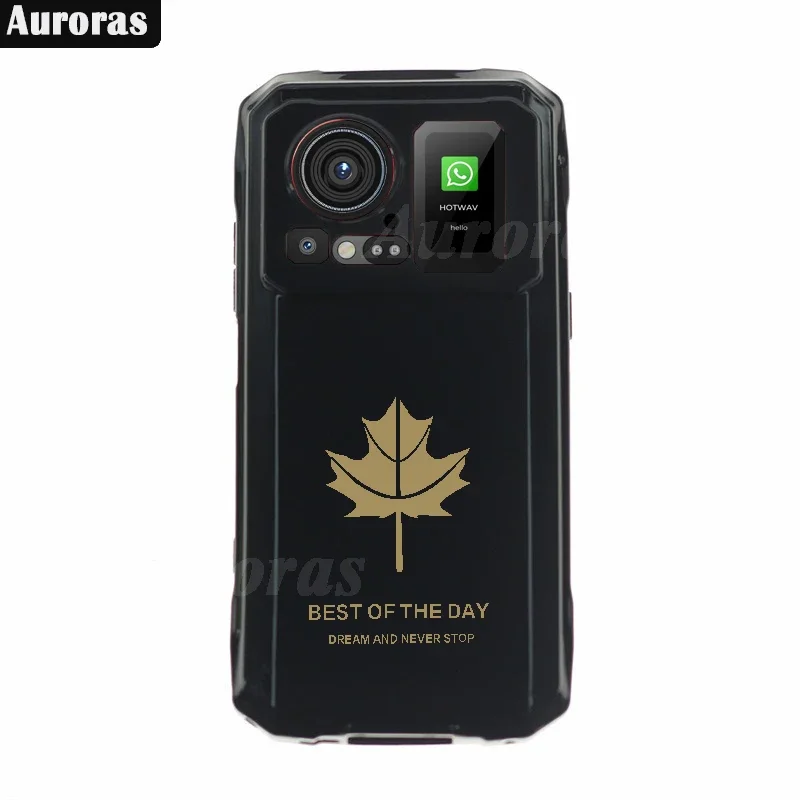 Skinlee For Hotwav cyber 15 Cover Luxury Maple Leaf Silicone TPU Soft Case For Hotwav cyber 15 Back Casing
