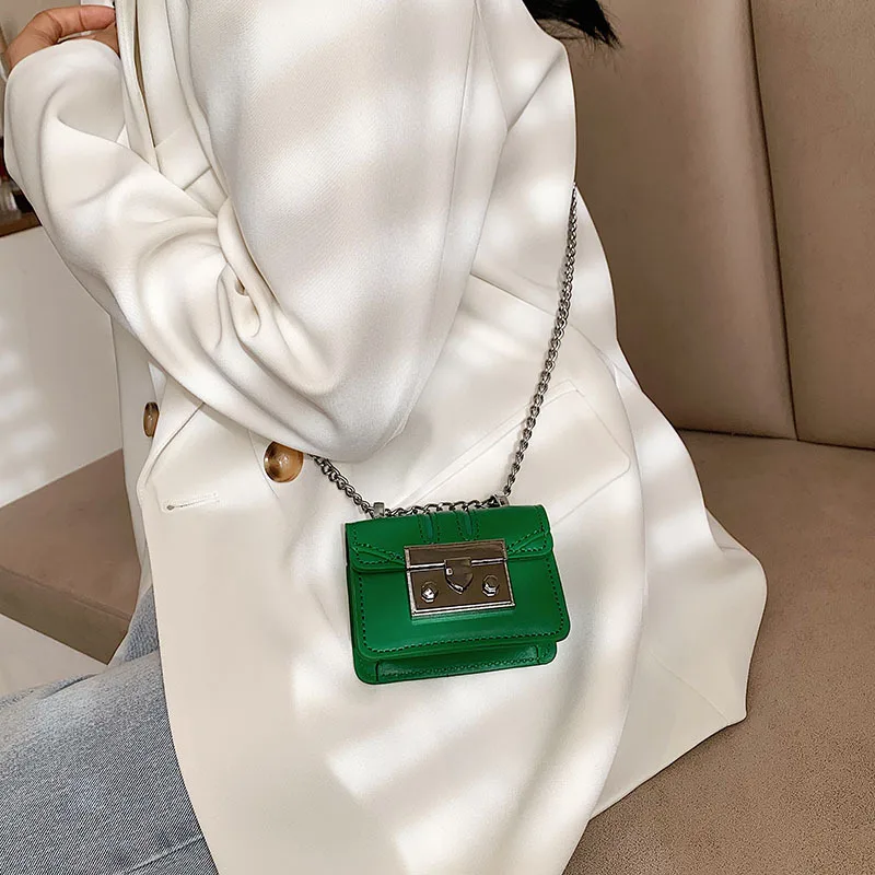 2023 New Fashion Mini Bag Chain Bag Women\'s Shoulder Messenger Bag Lipstick Bag Earphone Zero Wallet Purses and Handbags