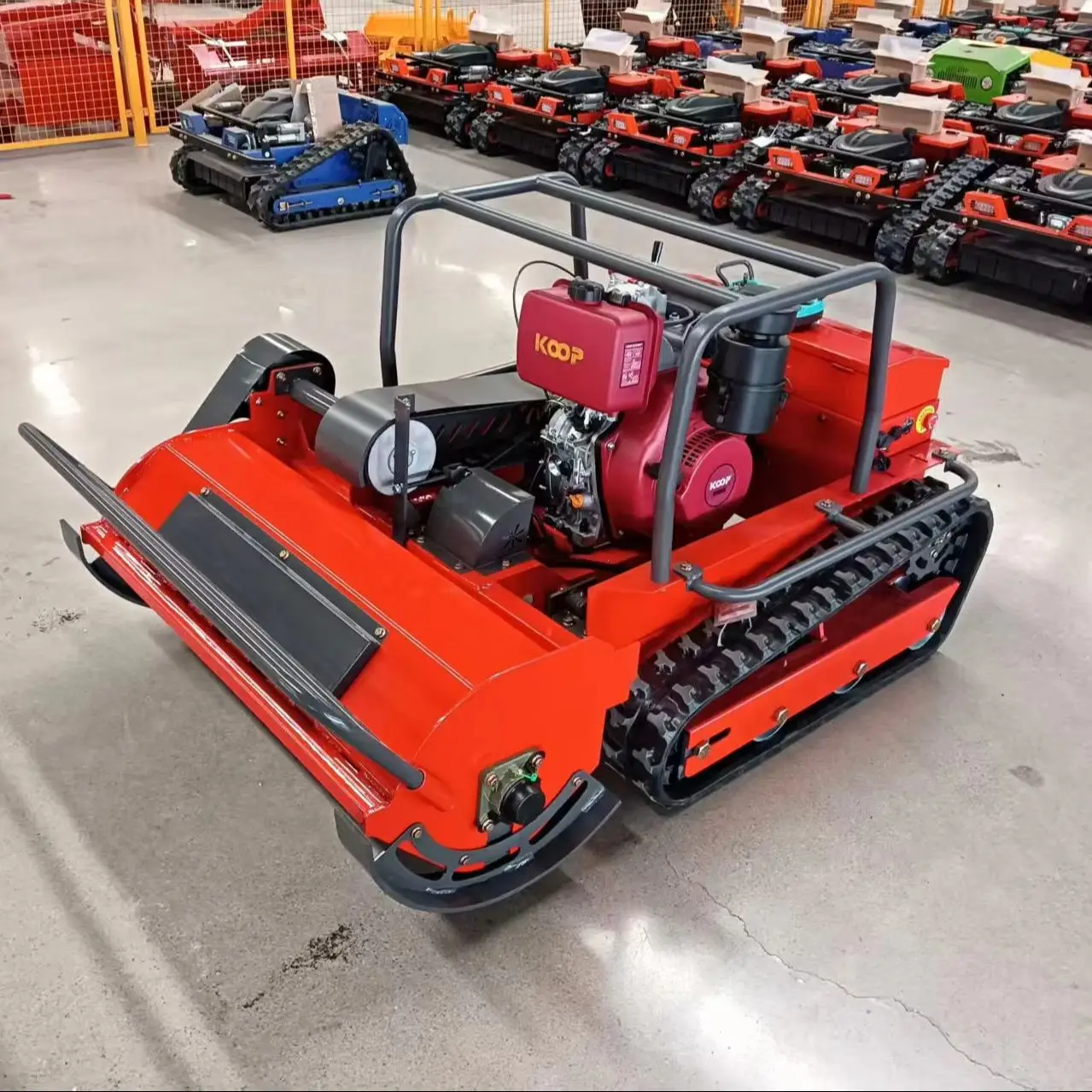 ZNW-1000Y RC Intelligenter Rasenmäher, 450 kg Schwerlast, 60 °   Steigfähigkeit, lange Laufzeit, CE-zertifiziert, All-Terrain-Grasschneider