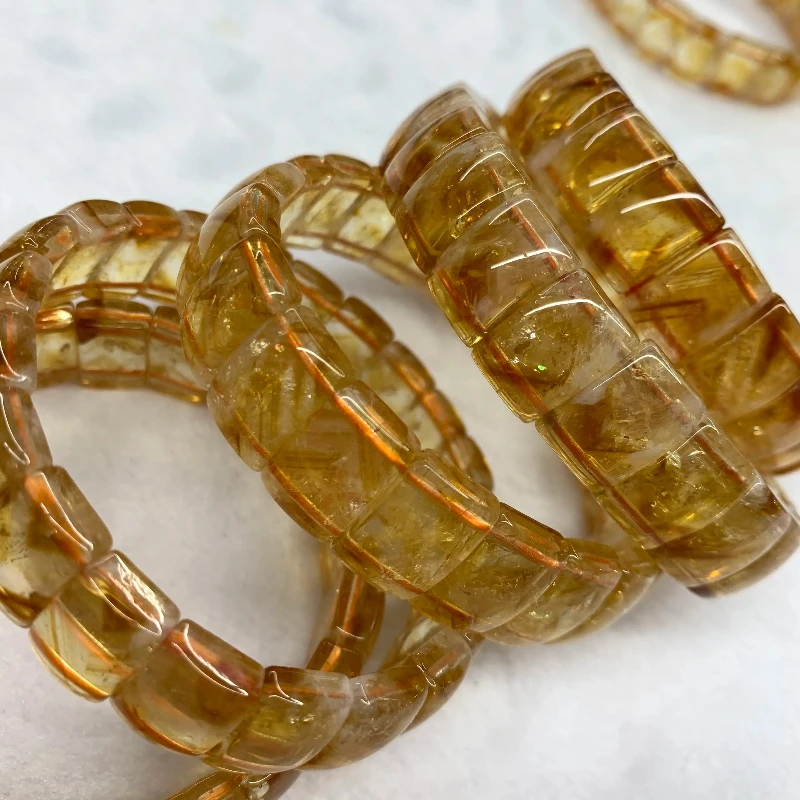 

Качество ААА, натуральный красивый желтый цитрин, браслет, бусины, ювелирные изделия, энергетический магнитный модный кристалл для женщин и мужчин, подарок