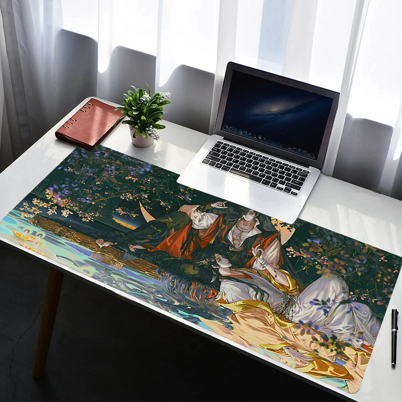Mouse Pad Mousepad Computer Keyboard Pad Personality-Filled Mouse Mat Tian Guan Ci Fu Gamer Soft Office Table Mat Desktop Mat