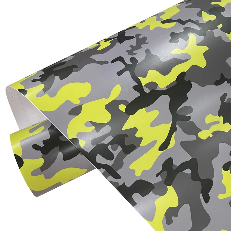 

Премиум снежный черный серый желтый камуфляжная виниловая пленка DIY самоклеящаяся наклейка наклейка автомобильная пленка