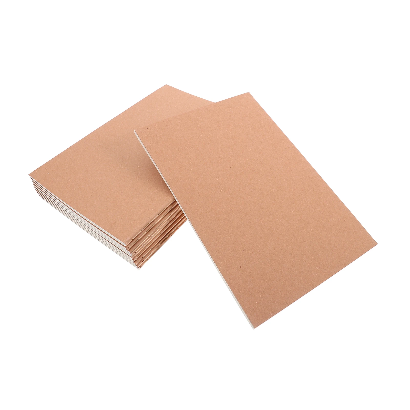 

10pcs Kraft Paper Diary Notepad Blank Page Work Office Memo Pads Journal Bulk Lined Notebooks Writing Planner