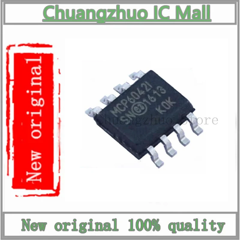 10Pcs  New original MCP6042T-I/SN MCP6042-I/SN MCP6042I SOIC-8 Operational Amplifier