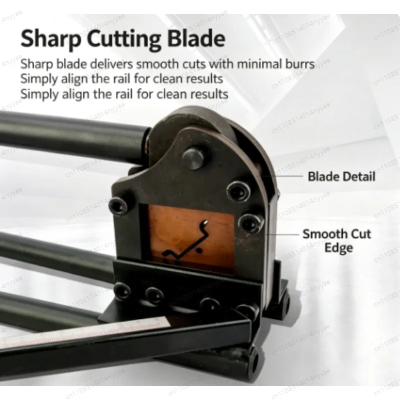 Guide Rail Cutting Machine DC-35 Guide Rail Cutter Iron Aluminum Track Cutting Machine Standard Guide Rail Cutting Tool