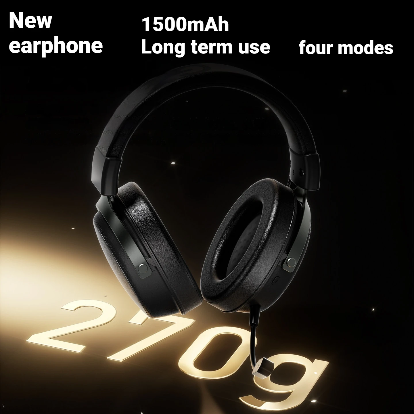 

ATK N9 Wireless Gaming Headset 4 Mode ENC Noise Cancelling With Mic 53mm Driver 130 Long Hours Battery 270g Lightweight PC