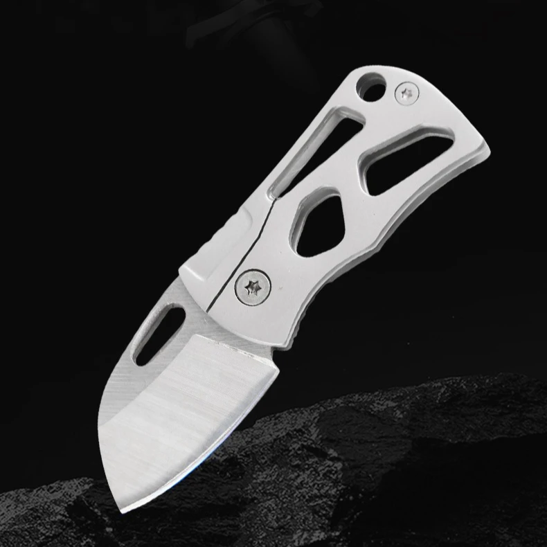 

Outdoor Stainless Steel High Hardness D2 Folding Mini Knife Portable Camping Hiking Fruit Pocket Bottle Opener EDC Tool