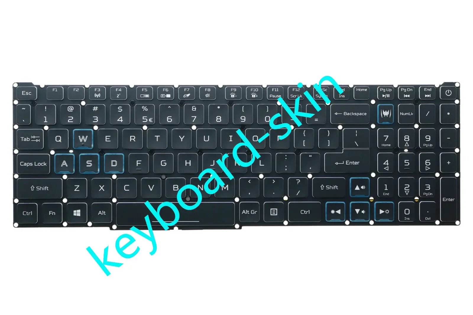 New US english RGB Colorful backlit without frame keyboard For Acer Predator Helios 300 PH315-52 PH317-53 PH317-53-795U laptop