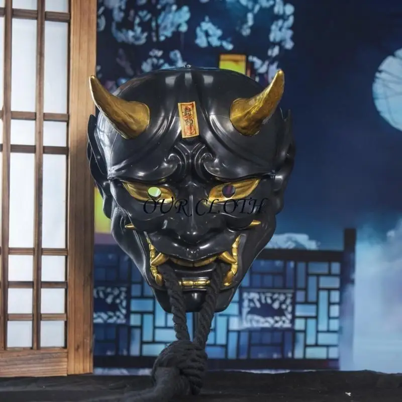 

Маскарадная маска Японская маска Хэллоуинская маска Демоны Маска Товары для вечеринок Y1AC