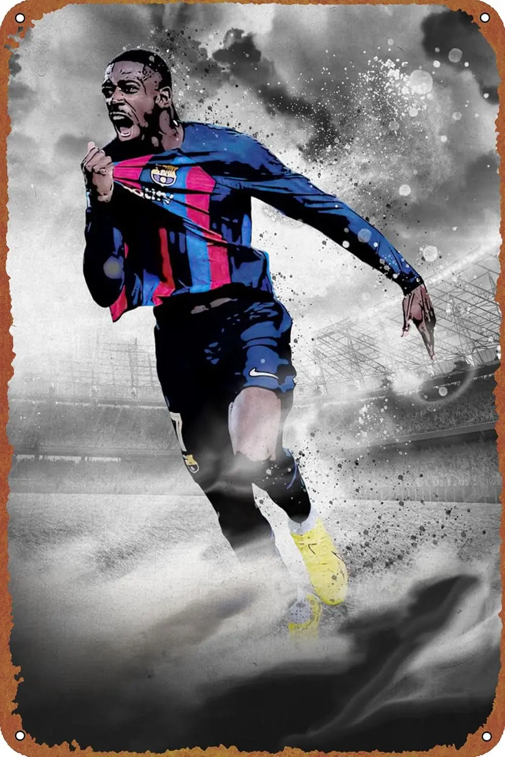 

Плакат Dembele в стиле ретро, металлическая жестяная вывеска на Хэллоуин, жестяная вывеска, пещера, бар, клуб, домашняя настенная художественная металлическая жестяная вывеска, алюминий