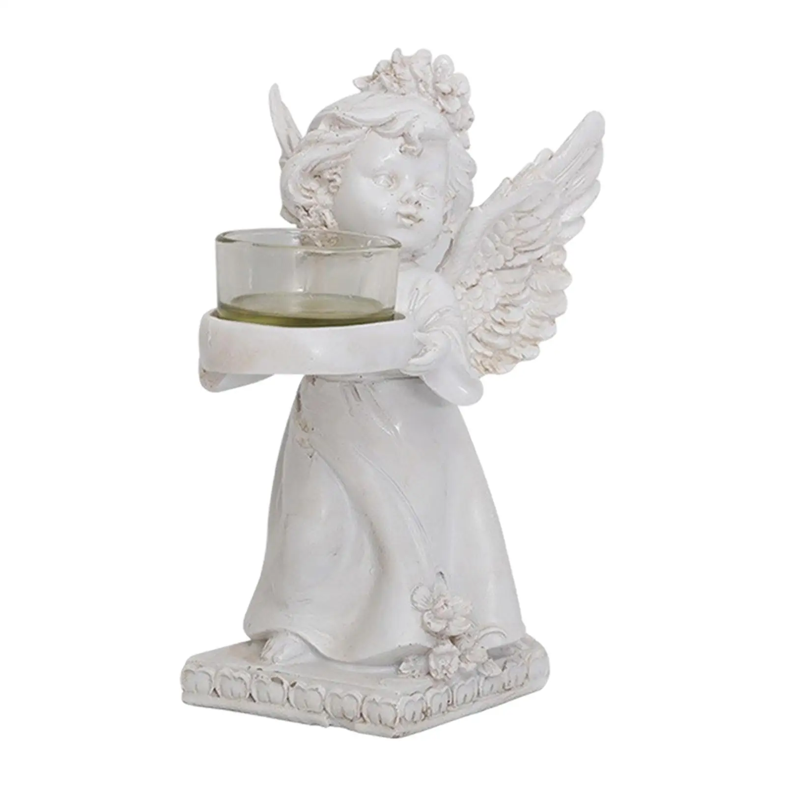 

Resin Angel Candle Holder Angle Statue for Christmas Grief Decor