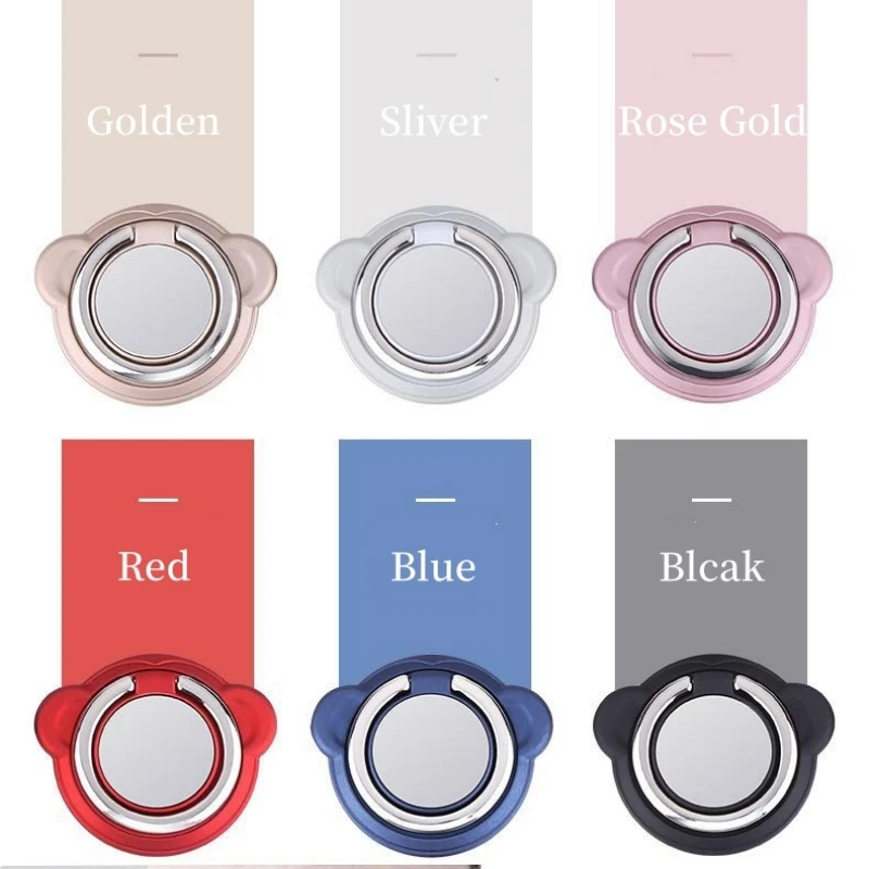 Luxury Metal Mobile Phone Ring Holder Magnetic Car Bracket Socket Telephone Ring On The Phone Stand For Mobile Phones Iphone