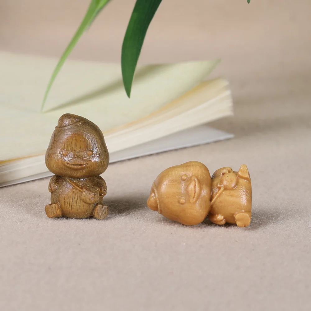 

Carving Cute Animals Cartoon Mni Duck Cute Pet Children's Birthday Gift DIY Mobile Phone Key Bag Pendant Accessories