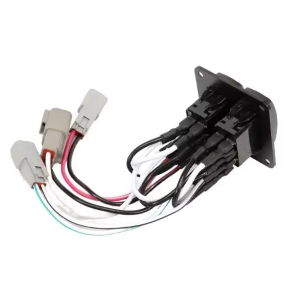 #43Y (Plastic)10222211D Double Rocker Switch Kit Boat Switch Component for Marine,Automotive Parts & Accessories