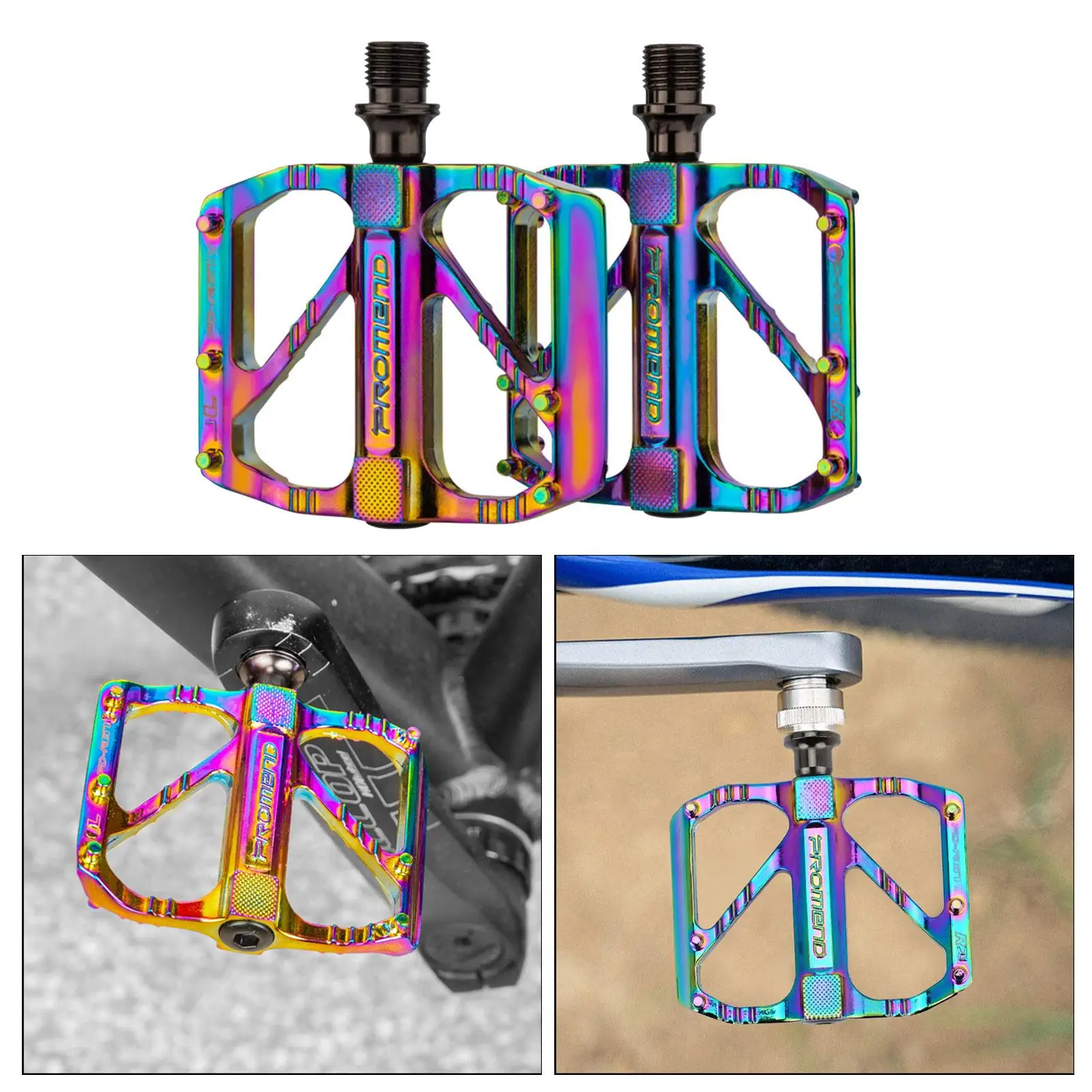 

Педали для шоссейного горного велосипеда MTB Велоспорт Алюминиевая педаль 9/16 дюймов Nop-скользящая