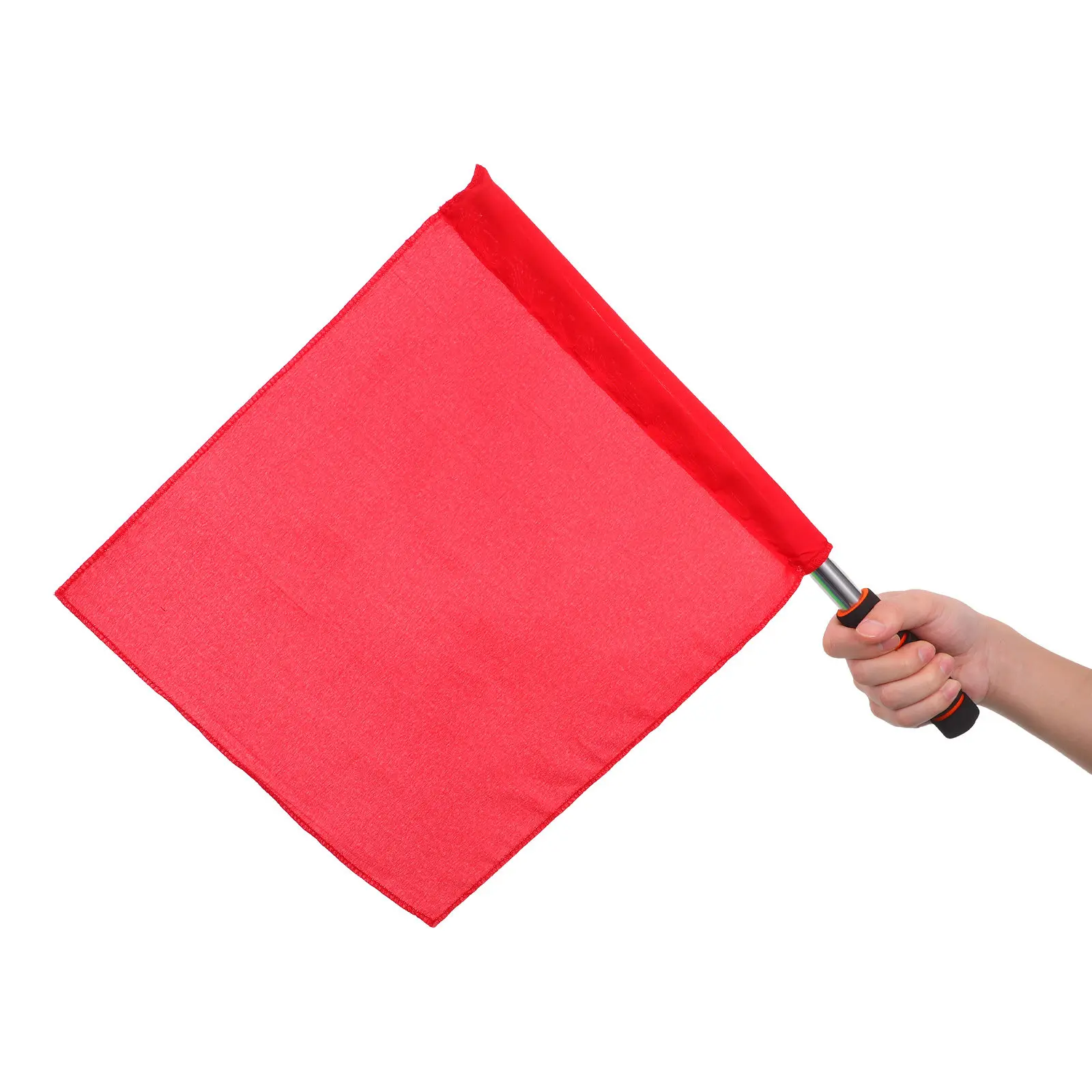 4Pcs Official Athletics Competition Flags Referee Signal Flag Set Standard Size Sponge Handle Vibrant Visibility Track Field