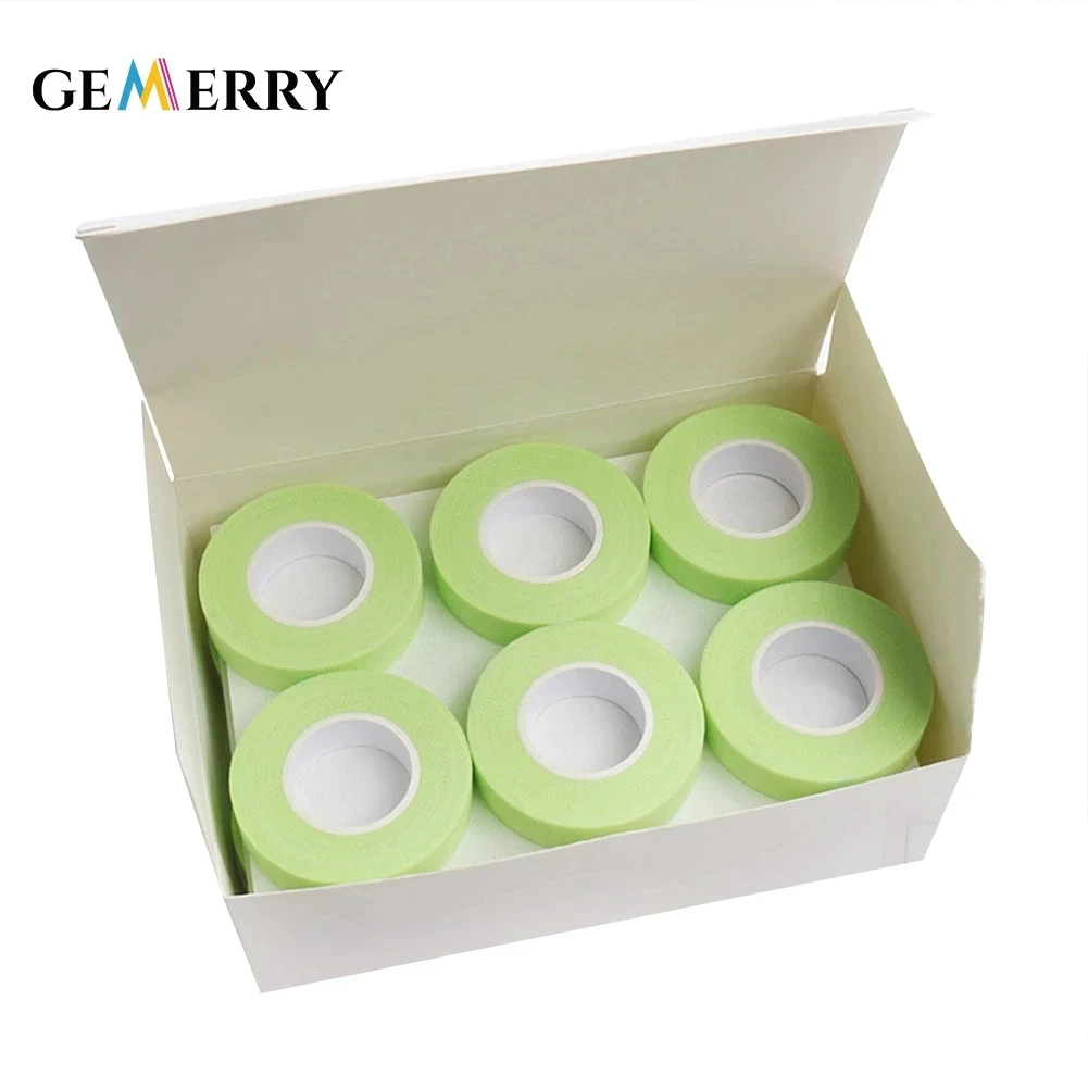 Eyelash Extension Tape Breathable Non-Woven Green False Eyelash Patches For Building Extension Makeup Paper Under Eye Pads