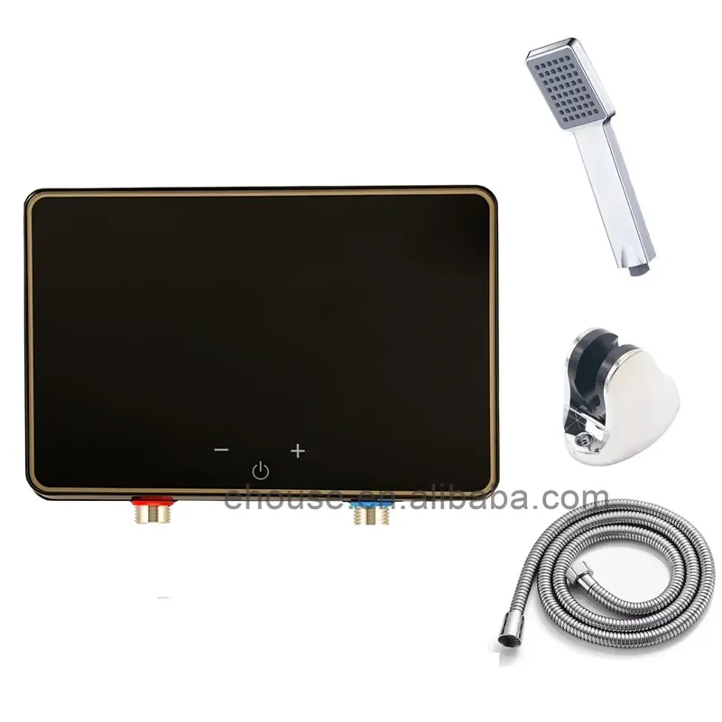 For Newest 220 Volt Touch Control Portable Smart Mini Electric Tankless Instant Shower Water Heater