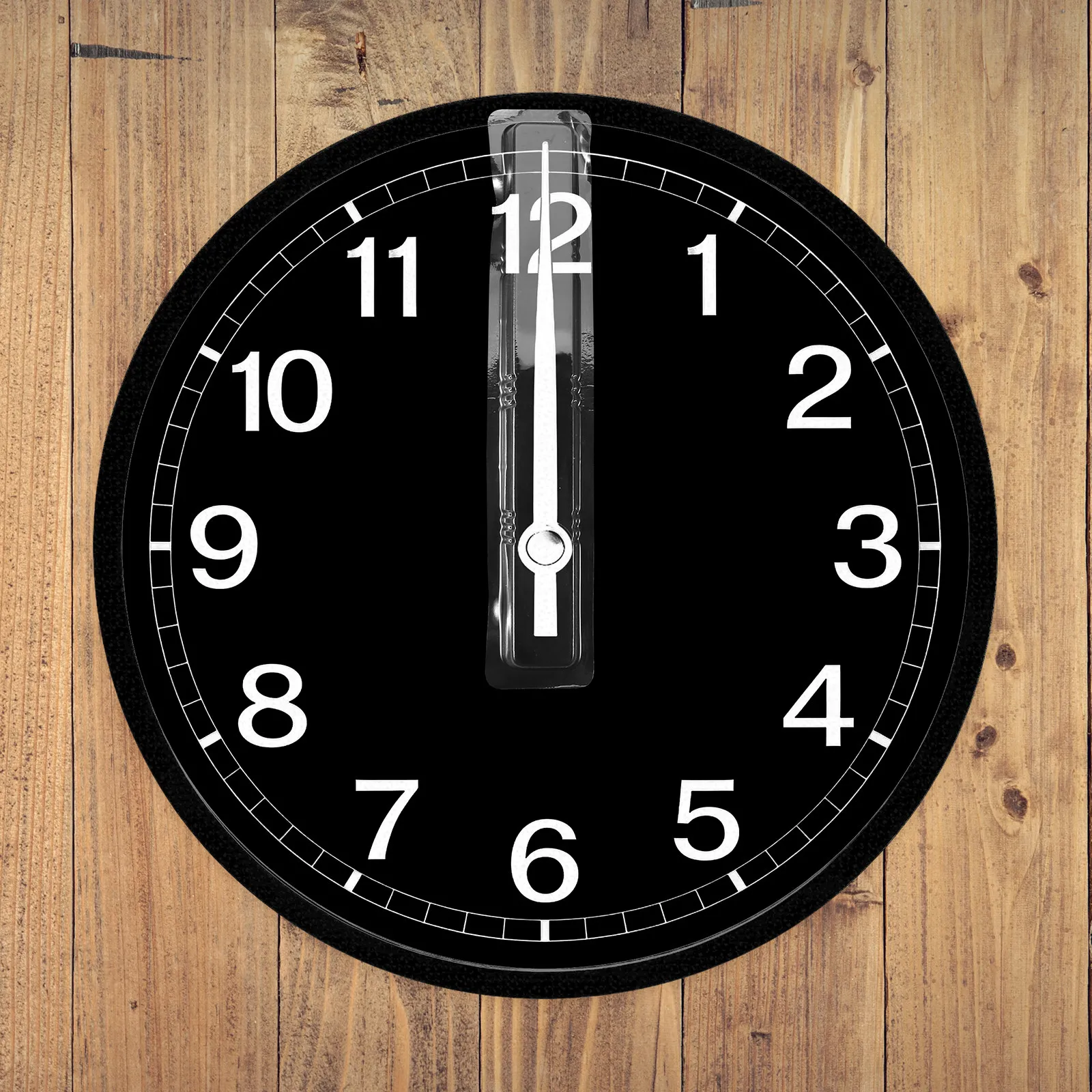 20Pcs Clock Hands Protective Cover Transparent PVC Wall Clock Pointer Guard Box 10.2x1.3x0.8in for Dust Water Protection Home
