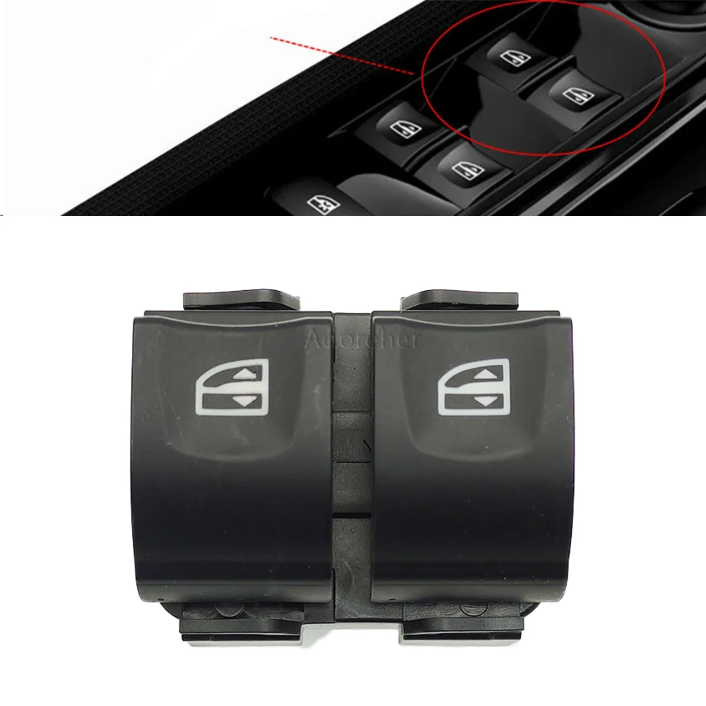 Power Window Switch Lift Control Button Master Power Window Switch 7 Pins  for Renault 254118722R