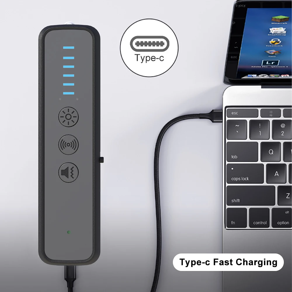 PEGATAH-Caméra Cachée Portable, Détecteur de Recherche Infrarouge, Dispositif Anti-espionnage pour Hôtel, GPS Professionnel Intelligent Sans Fil