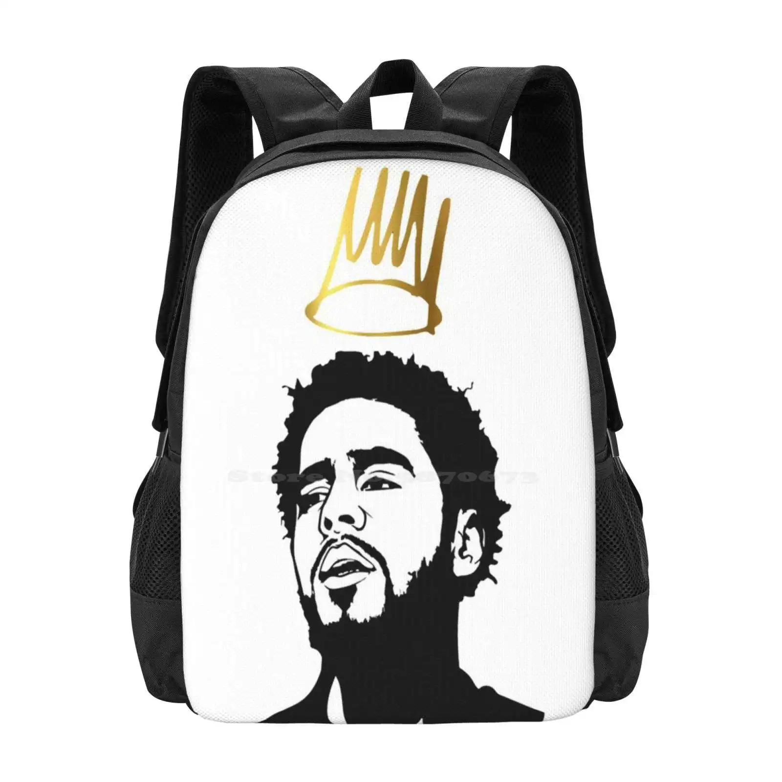 

Футболка J. Cole 2, эксклюзивная футболка с узором для ноутбука, дорожные школьные сумки Drake Kendrick Lamar Lyl Rap