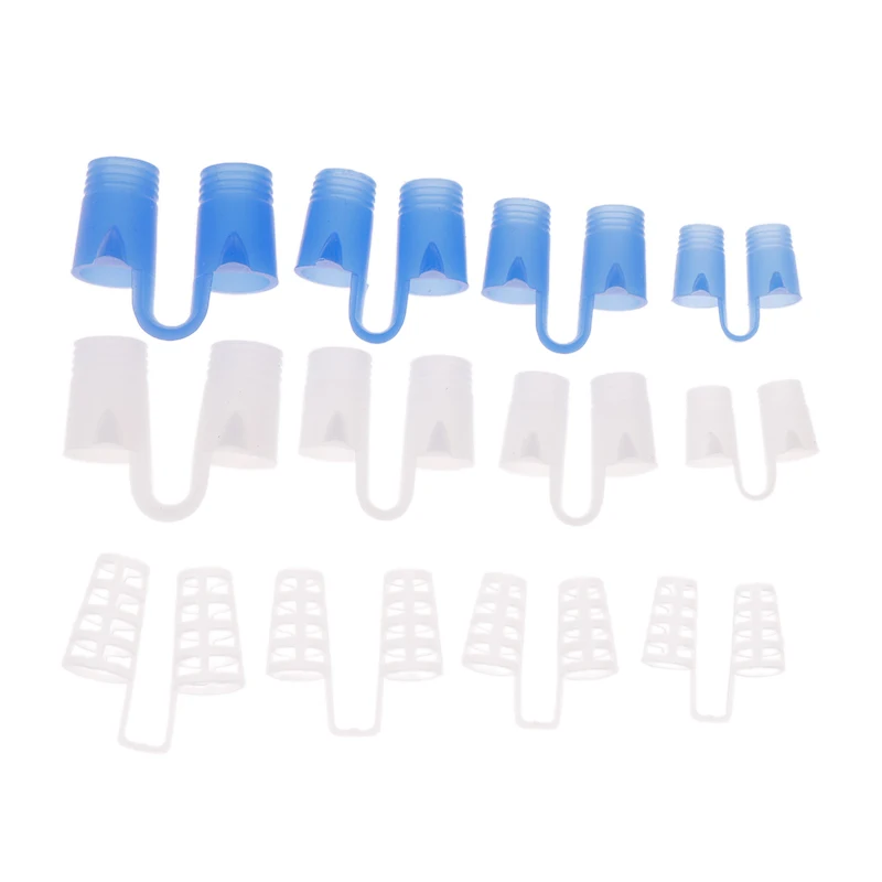 【L】Silicone Anti Snore Nasal Dilators Apnea Aid Snoring Nose Clip Nose Breathing Apparatus Devices 4/8PcsHealth Care 93 Store