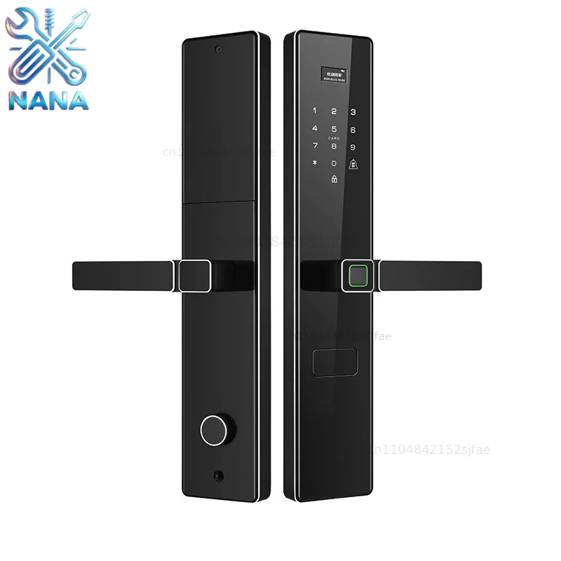 CNC fine engraving one grip to open the account, semiconductor fingerprint lock, anti-theft door password lock, household simple