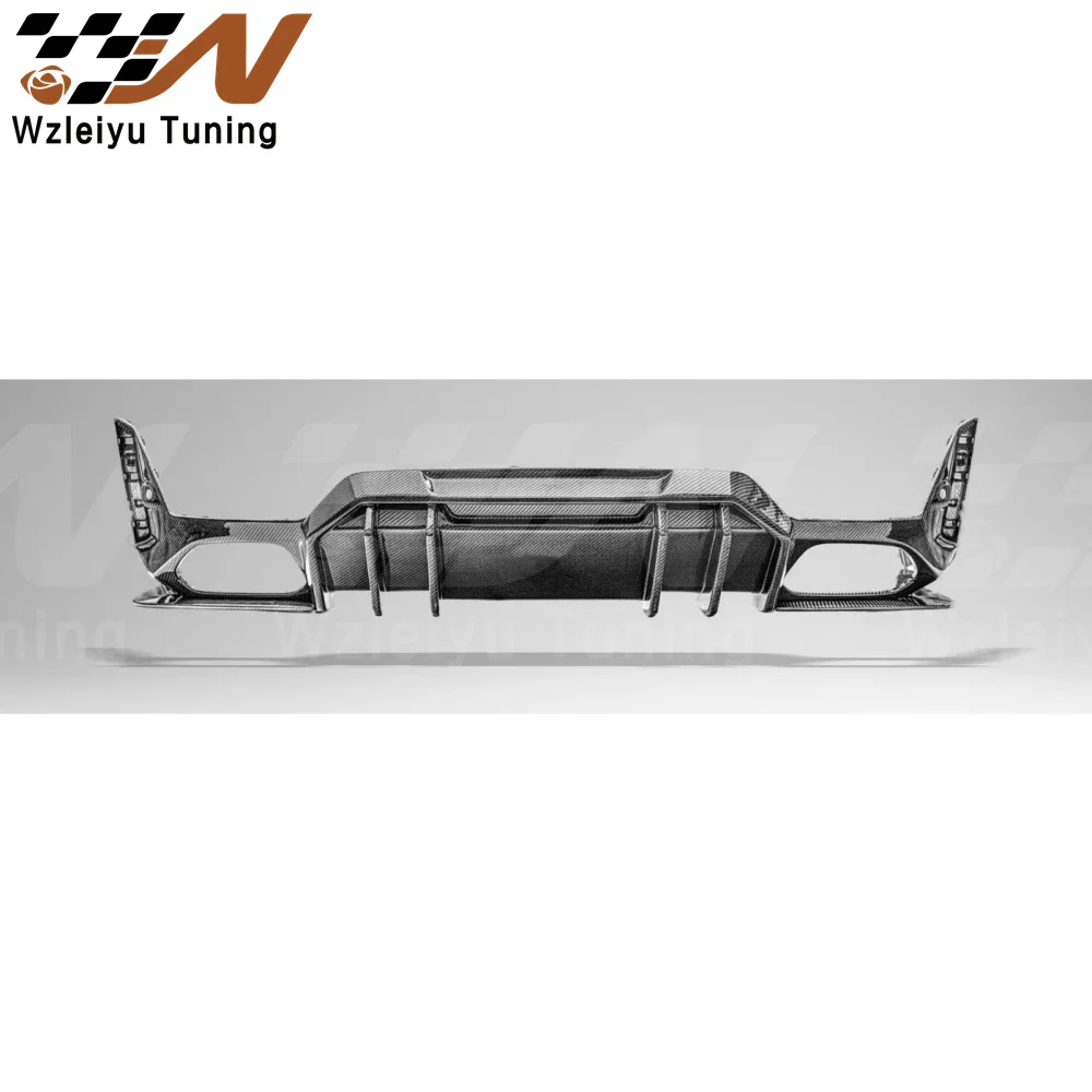 New Style Carbon Fiber Rear Bumper Diffuser Fit For BMW G20 G21 G28 LCI 3 Series 2024 High Quality Fitment