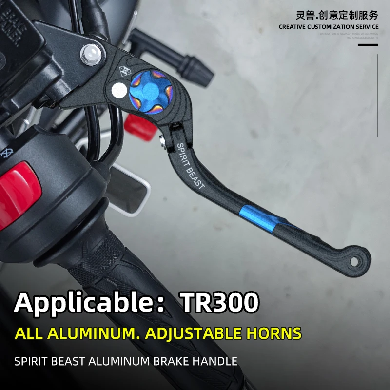 SPIRIT BEAST Retrofit motorcycle Folding brake Clutch lever Adjustable disc brake 5th gear adjusting handle For HAOJUE TR300