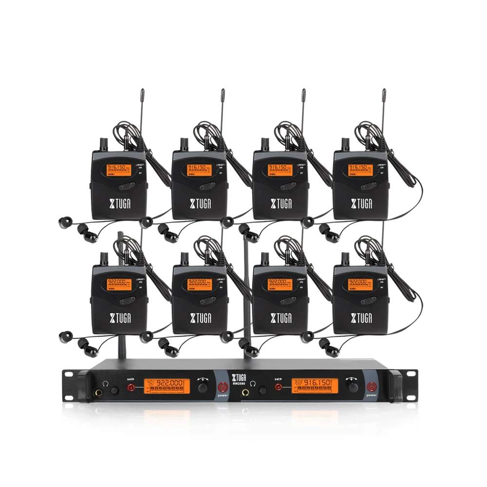 

High Quality 8 Receivers in Ear System Wireless in Stage