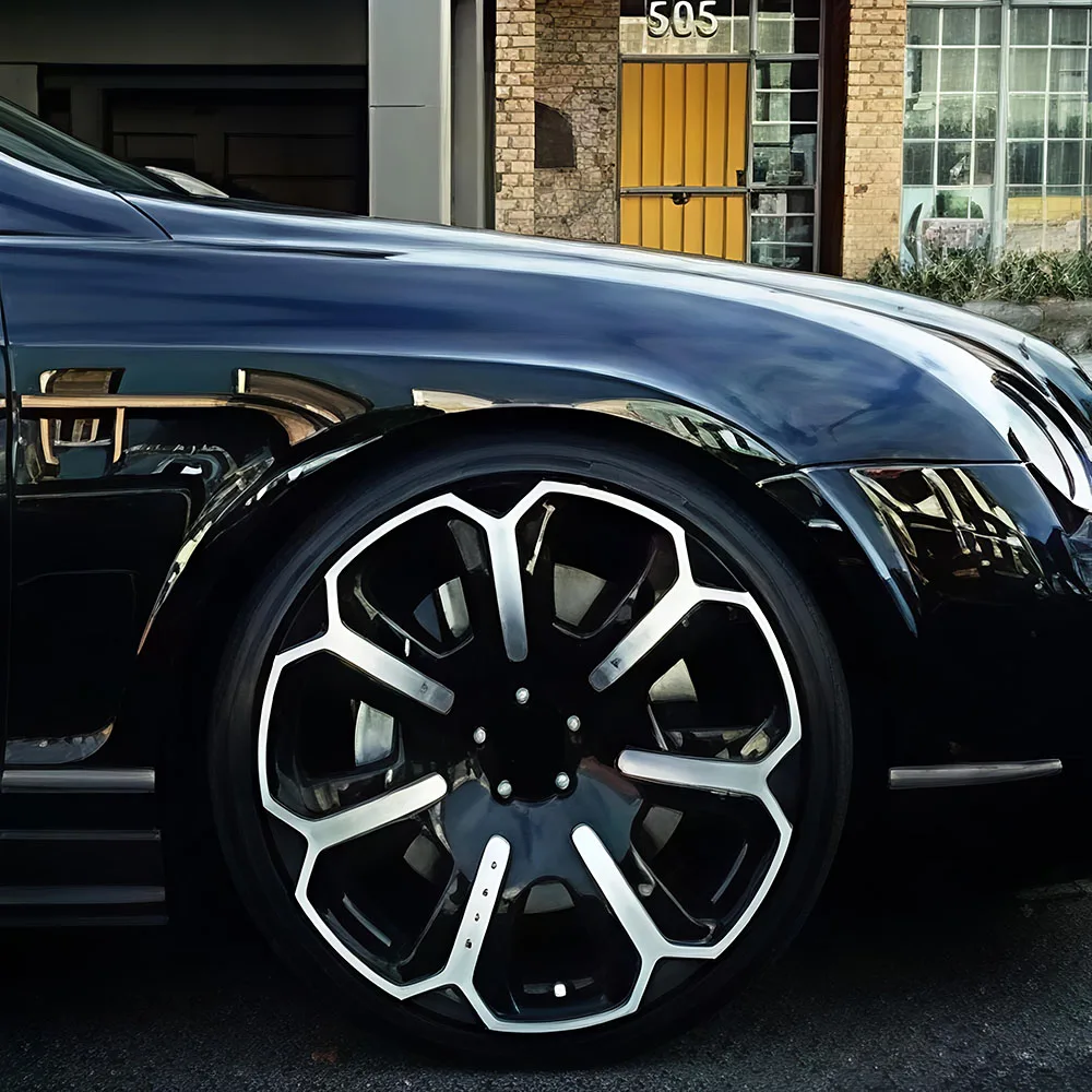 For Forged Monoblock 1 Piece Alloy Wheel Rims 20 21 22 23 24 Inch Custom Wheels for Bentley Bentayga Continental GT Flying Spur