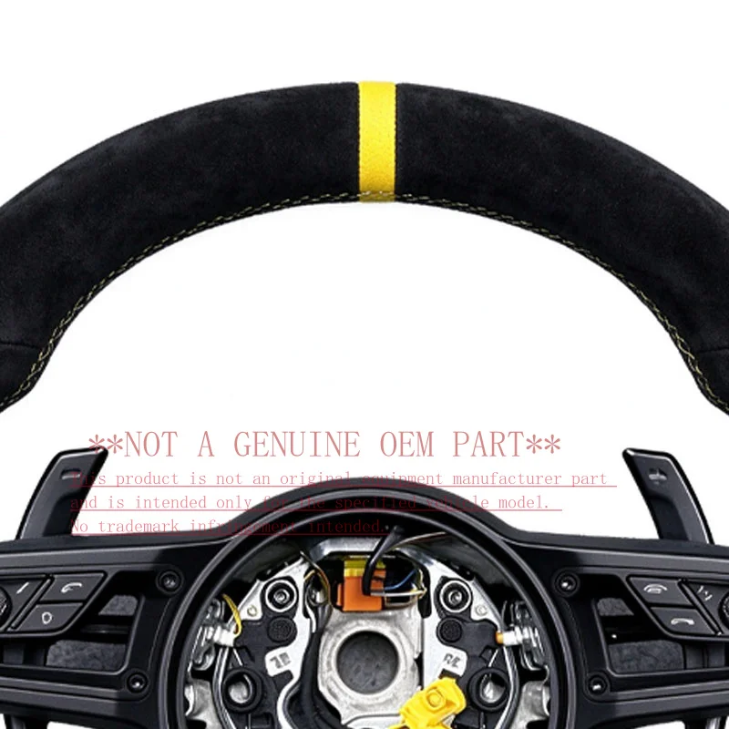 For Porsche Black Sport Cutting Modified Steering Wheel Panamera 971 2016 2024 L ZC BSJ YD P 01 Horn Cover Horn Shell