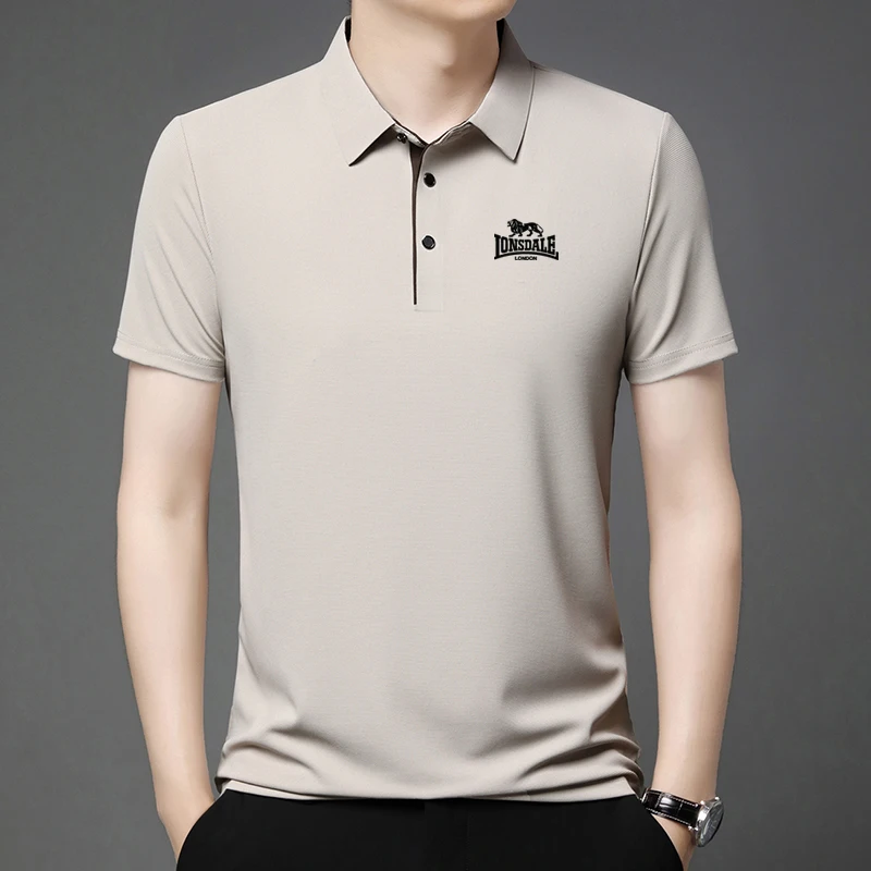 

2026 model men's summer button-down collared breathable business casual pure cotton shirt in sizes ranging from M to 4XL