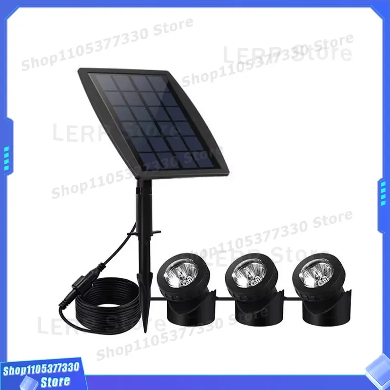 IP68 Waterproof LED Lawn Light Submersible Spotlight Color Changing for Garden Pond Aquarium Outdoor Landscape Decoration
