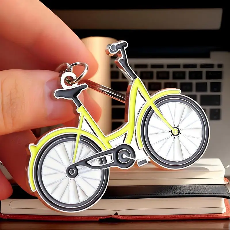 Bikes Keychain Backpack Pendant Alloy Key Ring For Bikes Lovers Exquisite Bikes Ornament Accessories For Wallets Phones