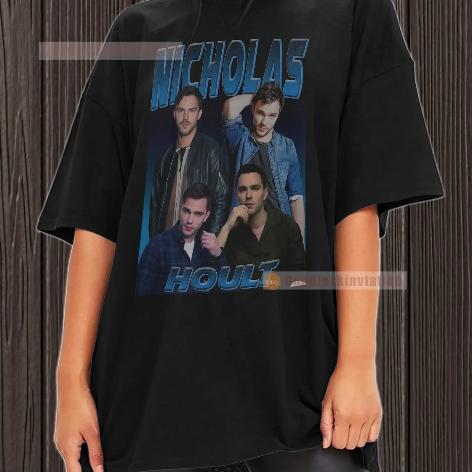 Nicholas HoulT T Shirt Cotton Vintage 90 amp 39 s Crewneck vintage Washed Soft Comfortable Stylish Stretched designer clothes