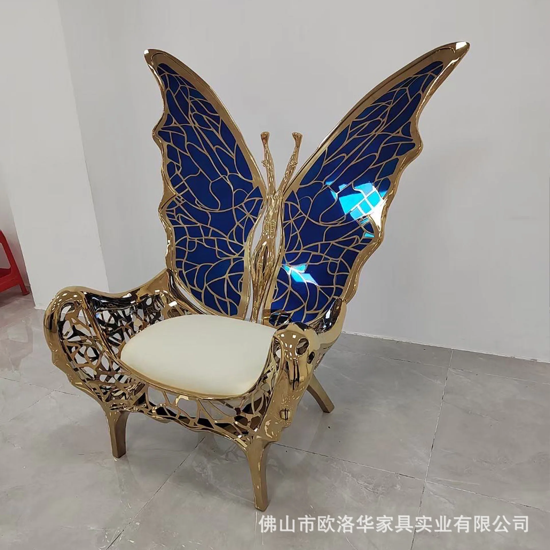 CZ Butterfly Chair Villa Living Room Armrest Creative Art Single Leisure Chair