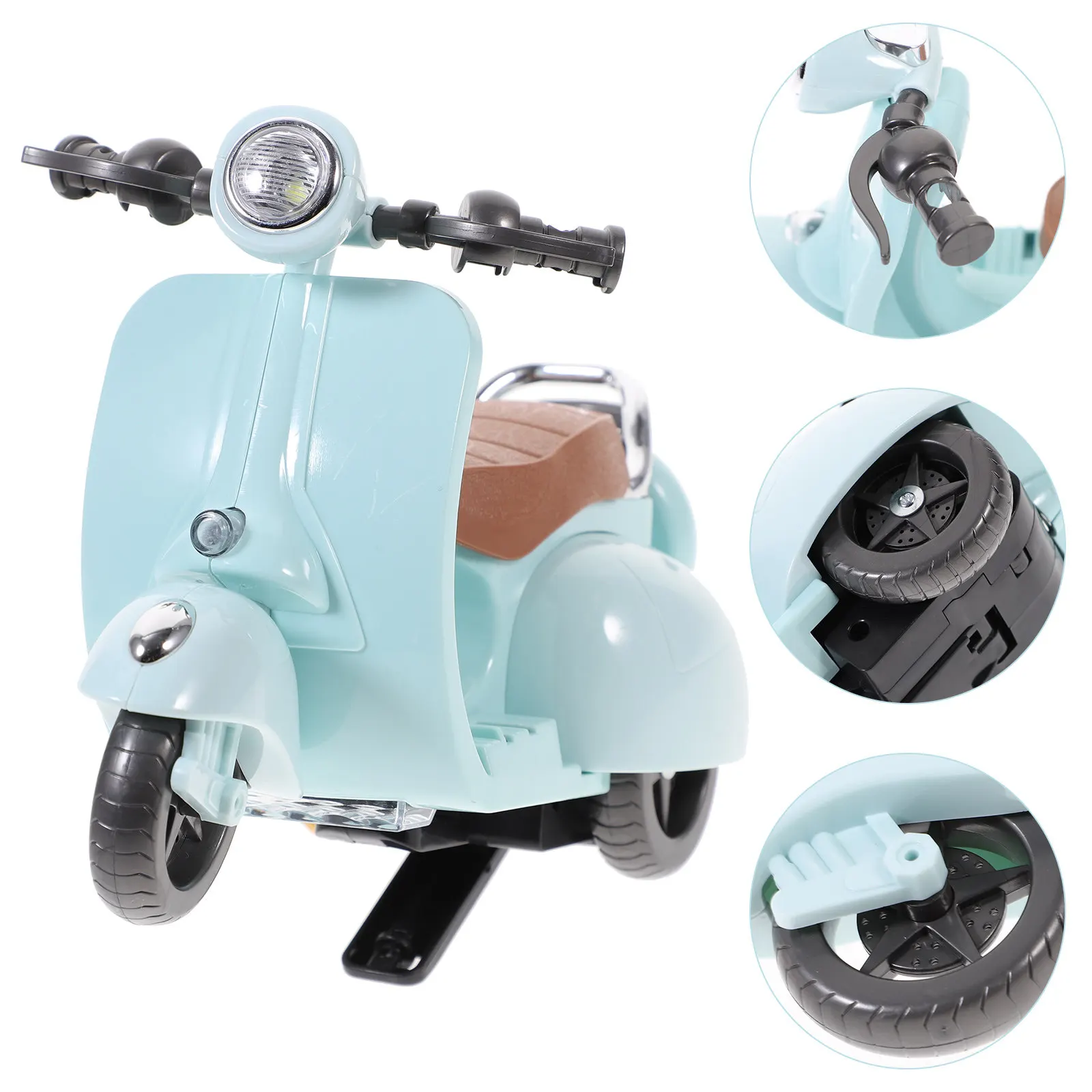 

Musical Hamster Motorcycle Cartoon Melody Rotating Desktop Ornament Creative Pet Plaything Plastic Hamster Motorcycle Luminous