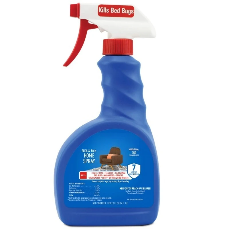 

(4 pack) Flea and Tick Home Spray, 24 ounces, Fragrance Free