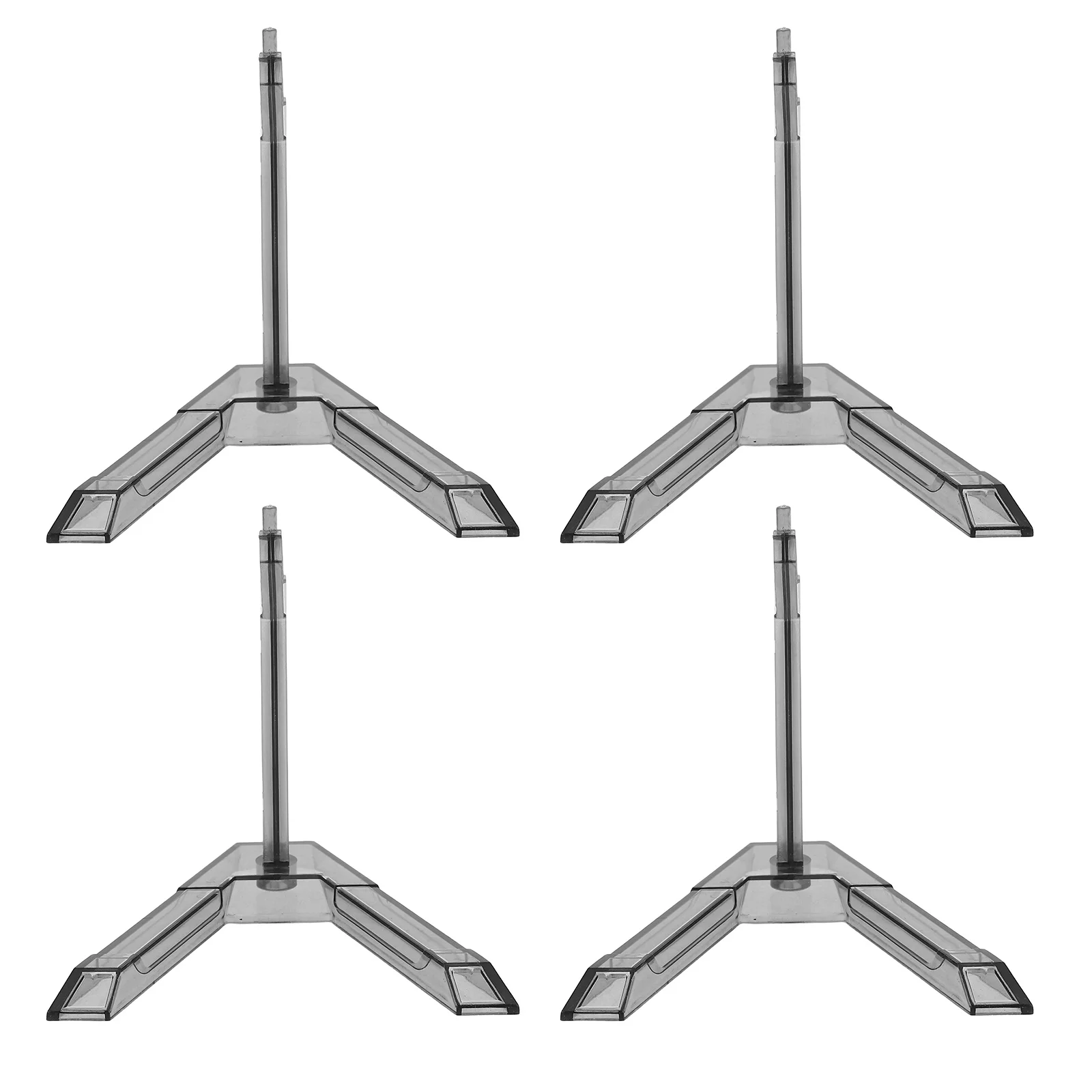 

4 Pcs Model Stand Action Figure Display Base Simple Mannequin Figures Holder Plastic Human