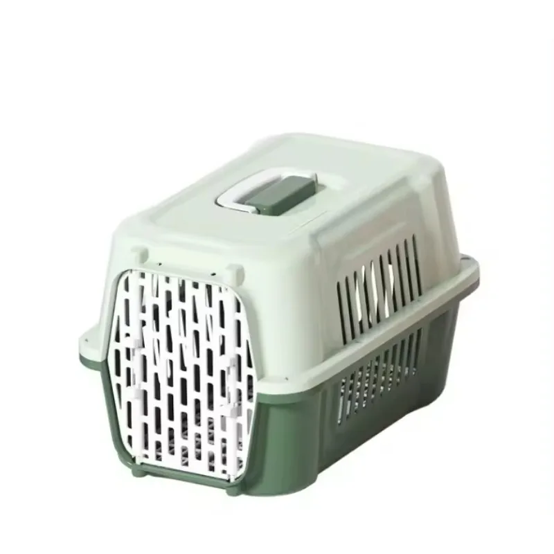 Airline Approved Portable Plastic Large Air Travel Kennel for Pet, Dog and Cat Carrier Crate Cage