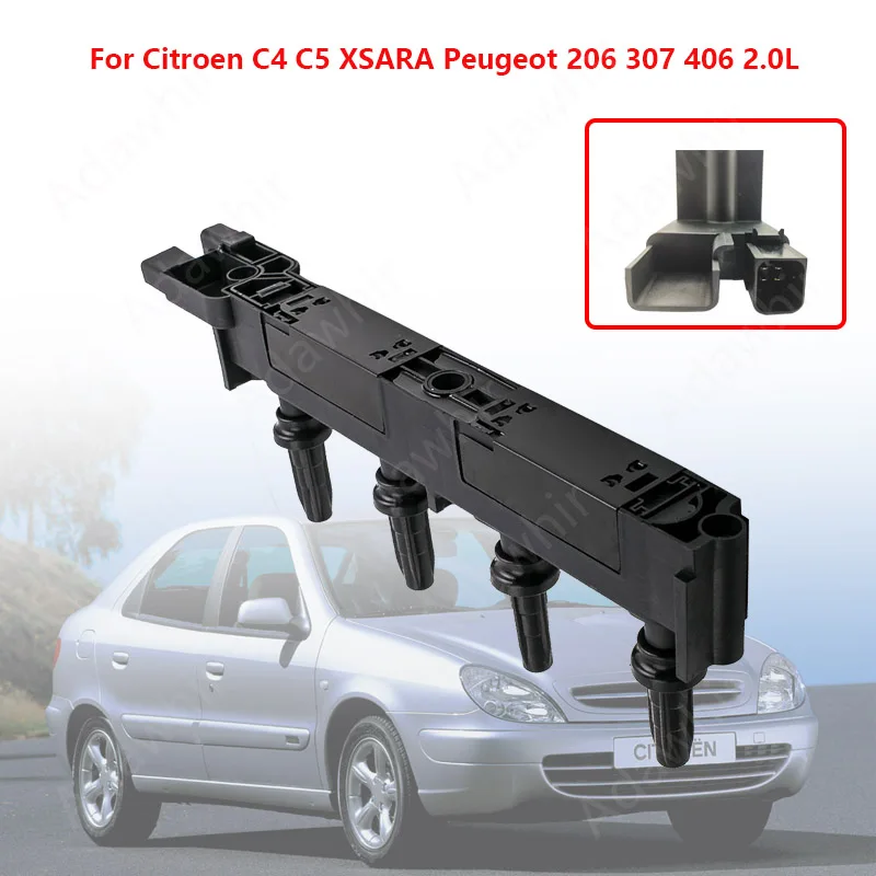 Nova Bobina de Ignição 597098 9463264180 9634131480 9634131380 para PEUGEOT CITROEN FIAT 206 CC 307 406 407 607 806 C4