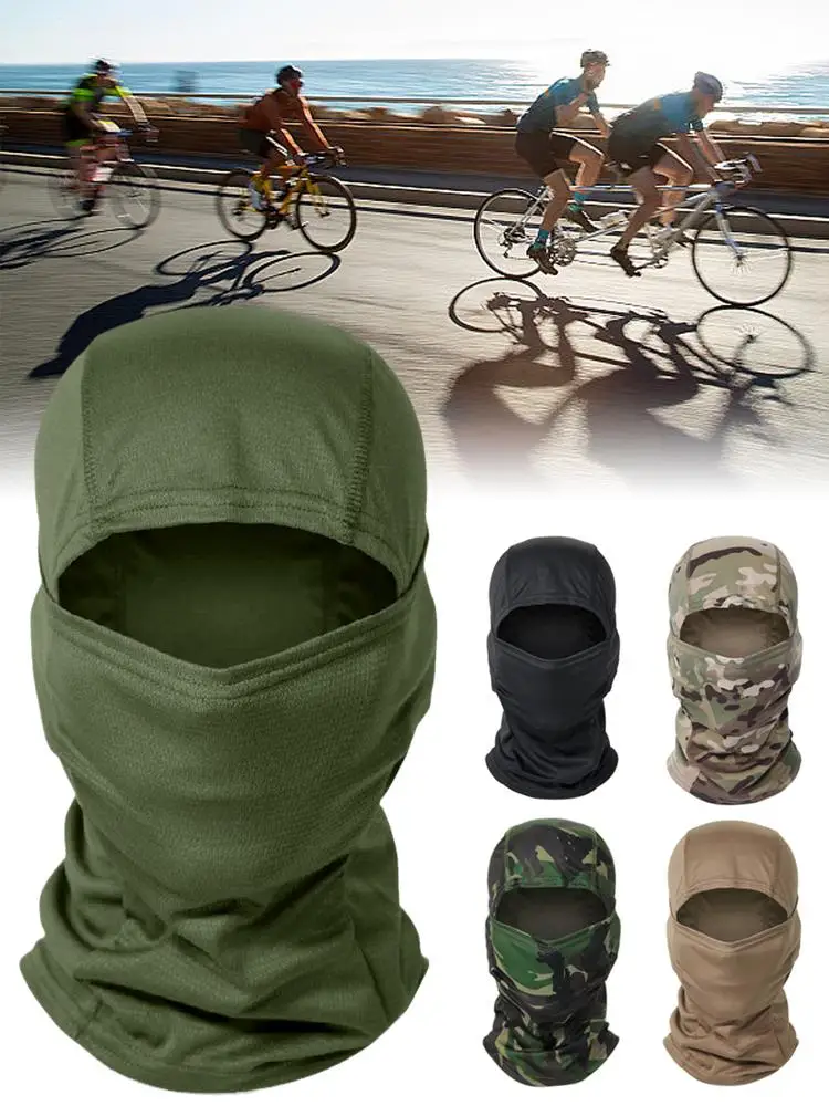 AliExpress Tactical Balaclava Full Face Mask Cover Cycling Airsoft Hunting Hat Camouflage Balaclava Scarf