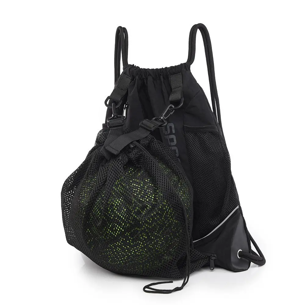 New Large Capacity Nylon Bundle Backpack, Basketball Football Multifunctional Sports Ball Bags
