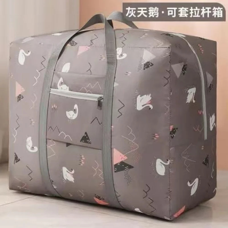 

Утолщенное хлопковое одеяло, сумка для хранения, дорожная сумка, чехол на тележке, упаковка для одежды, органайзер для переезда, сумка