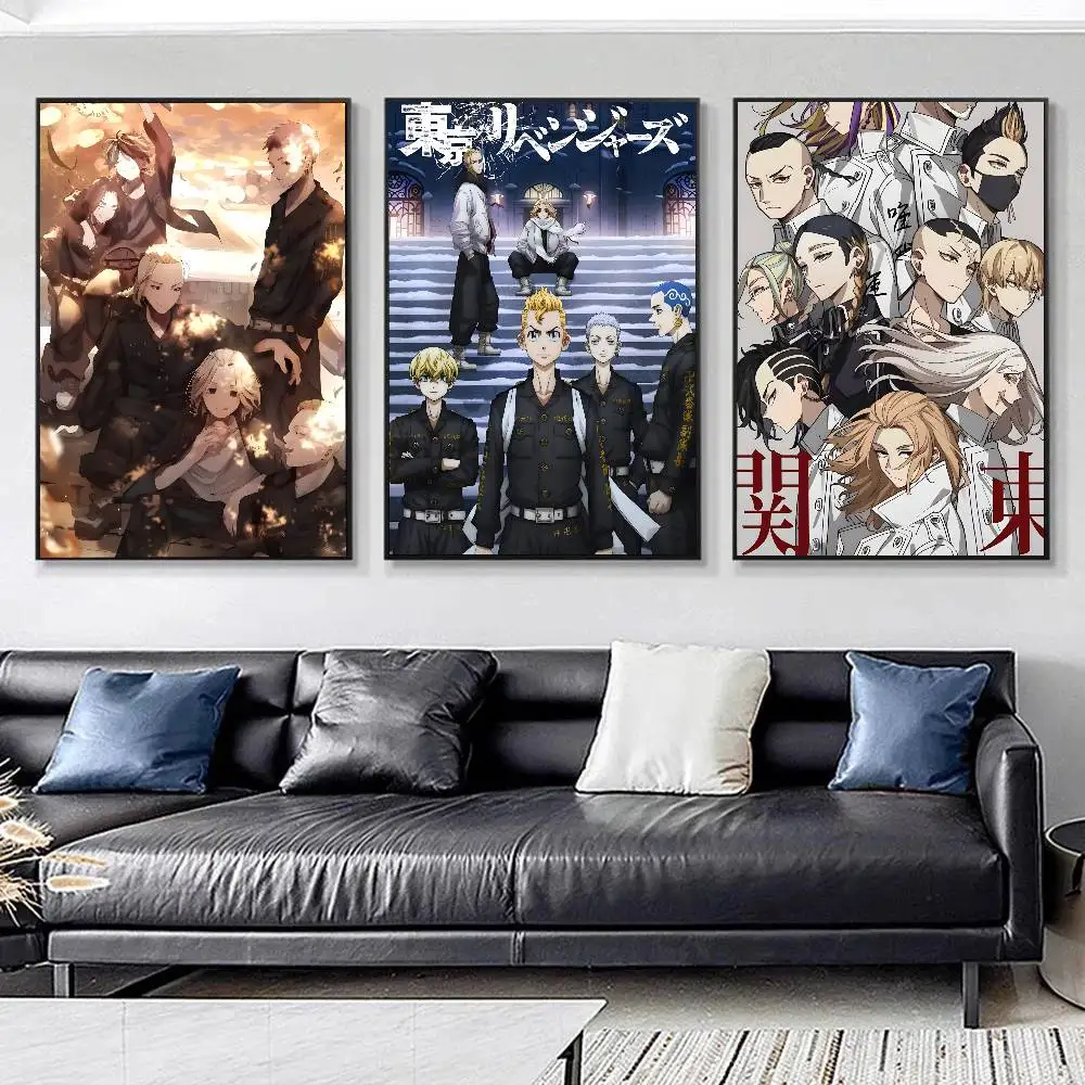 Anime T-Tokyo R-Revengers Posters HD Print Vintage Wall Art Decor for Home Study Room